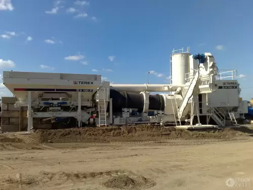 Мобильный асфальтобетонный завод TEREX E100P 910116