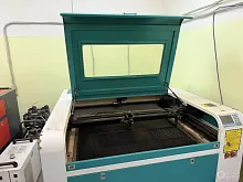 Лазерный станок CO2 c ЧПУ 800×1000мм 100Вт Ruida 2 головы