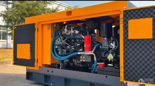 Воздушный дизельный винтовой компрессор WELLSTREAM WS-190/8C 5 м3/мин, 8 бар, Cummins 940149 фото 2