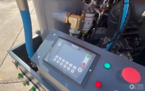 Воздушный дизельный винтовой компрессор WELLSTREAM WS-190/8QD 5 м3/мин, 8 бар, шасси 940150 фото 2