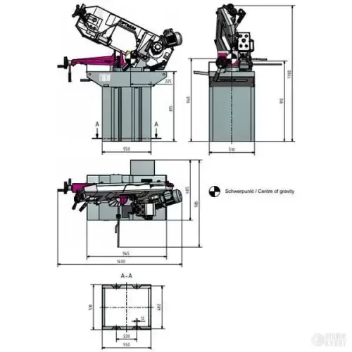 Ленточнопильный станок OPTISAW S 275N 200217 фото 3