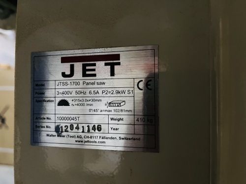 Форматно-раскроечный станок JET JTSS-1700 220043 фото 10