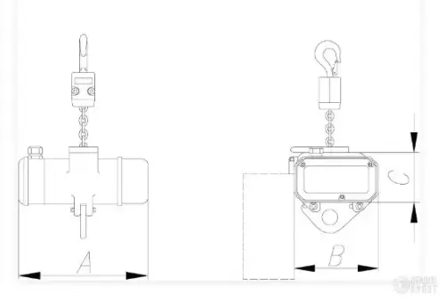 Электрическая цепная лебедка CHAIN MASTER BGV-D8 PLUS 950192 фото 3