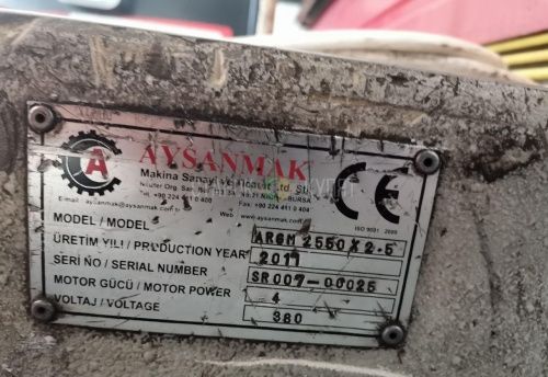 Гильотина AYSANMAK ARGM 2550-2,5 400023 фото 3