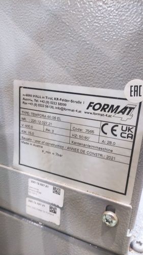 Кромкооблицовочный станок FELDER TEMPORA F600 60.06 ЕL 230035 фото 15