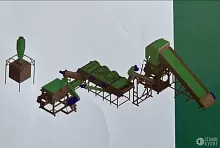 Линия по переработке (мойке) ПЭТ