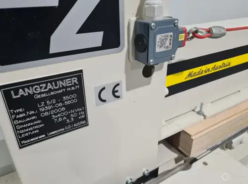 Фурнирная пила для шпона LANGZAUNER LZ 5/2 - 3500 250154 фото 5