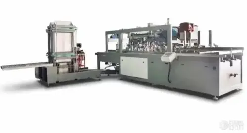 Машина для формирования и склеивания лотков открытого типа из гофрированного картона М1 860146