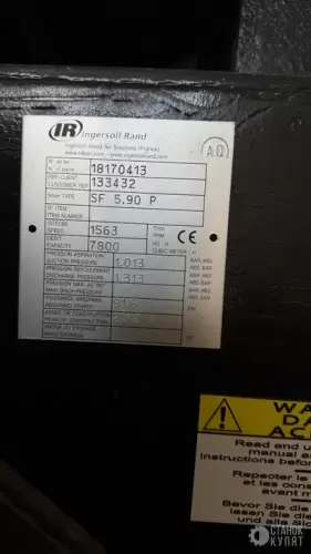 Компрессор низкого давления INGERSOLL-RAND SF+ H 5/90 940112 фото 14